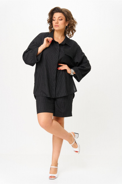 Рубашка, шорты KaVaRi 8047 черный - фото 6