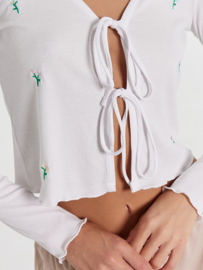 Джемпер Mark Formelle 502975/24-28392Ц-1-2 белый_510_D_вышивка - фото 6