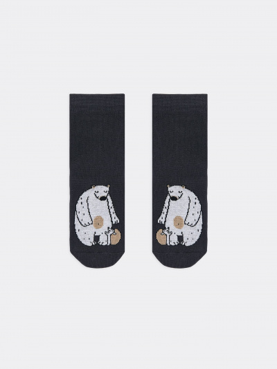 Носки Mark Formelle 504K-2137/B3-22504K графитовый_рис.2137 - фото 7