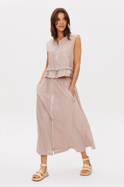 Летний костюм жилет и брюки свободного кроя Fantazia Mod 4823 - фото 2