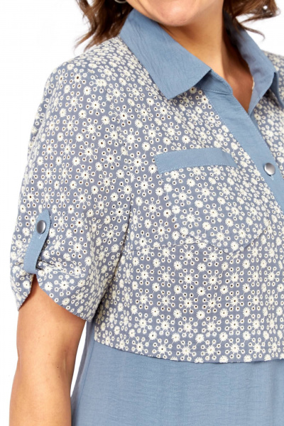 Платье Tensi 398 голубой - фото 5