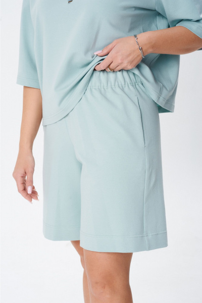 Джемпер, шорты MarSo 2437 мята - фото 6