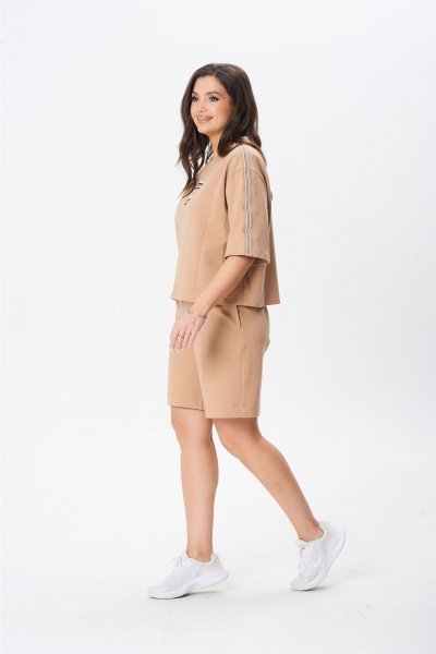 Джемпер, шорты MarSo 2437 капучино - фото 2