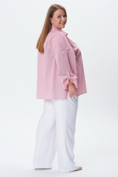 Блуза Condra 16284 белый_красный - фото 12