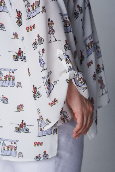 Блуза Condra 16284 молочный - фото 7