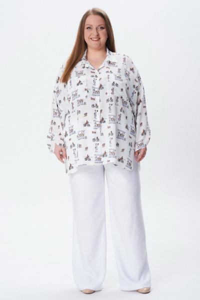 Блуза Condra 16284 молочный - фото 1