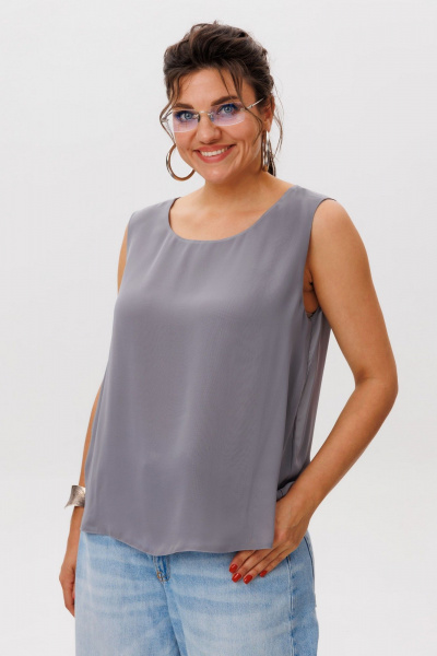 Блуза Anelli 1600 графитовая_пыль - фото 1