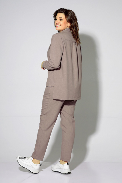 Брюки, куртка Liona Style 694 капучино - фото 2