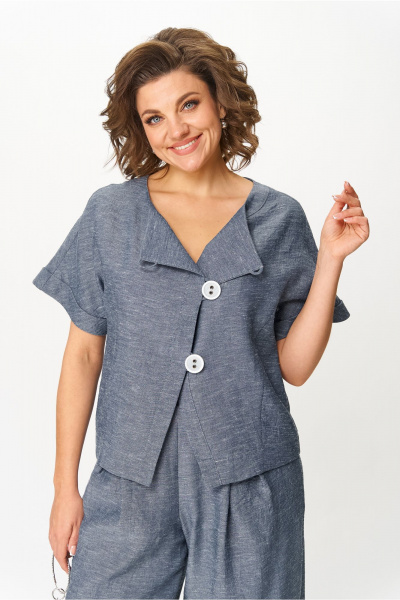 Брюки, жакет Michel chic 1337/1 темный_деним - фото 6