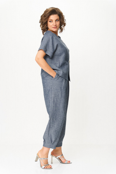 Брюки, жакет Michel chic 1337/1 темный_деним - фото 3