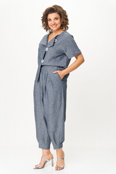 Брюки, жакет Michel chic 1337/1 темный_деним - фото 2