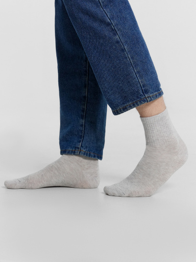 Носки Mark Formelle 106K-3084/25106K св.серый_меланж_рис.3084 - фото 6