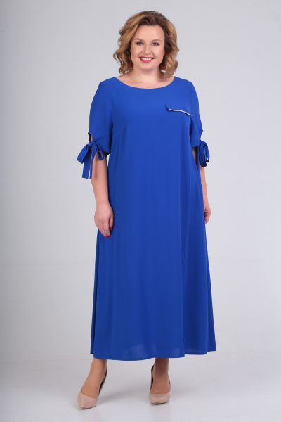 Платье СиБон 0195 василек - фото 1