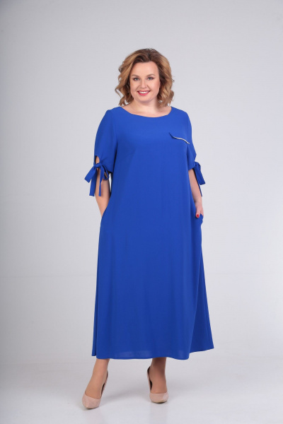 Платье СиБон 0195 василек - фото 2