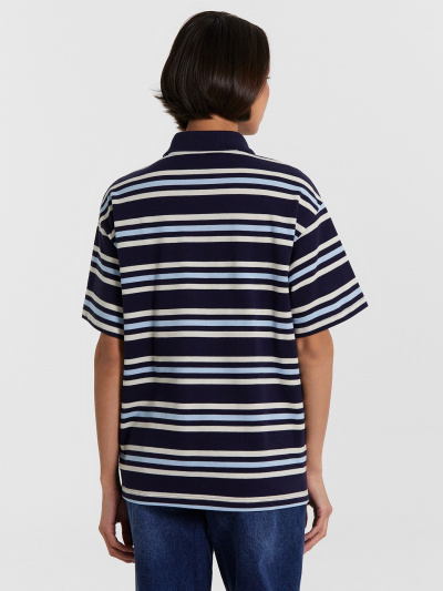 Футболка Mark Formelle 112895/24-32901П-11 полоски_на_т.синем - фото 6