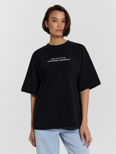 Футболка Mark Formelle 112961/24-33235ПП-0 черный_печать1_печать_1 - фото 7