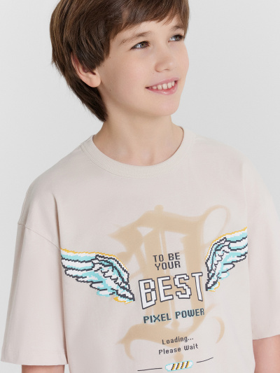 Футболка Mark Formelle 113455/24-32324П-0 льняной_печать_3_сл_на_пол - фото 68