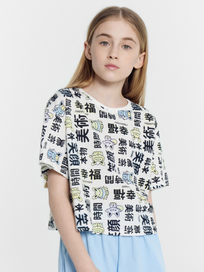 Футболка Mark Formelle 117868/24-27386П-0 иероглифы_на_белом - фото 84