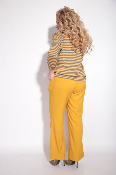 Брюки, джемпер Michel chic 1205 желтый - фото 3