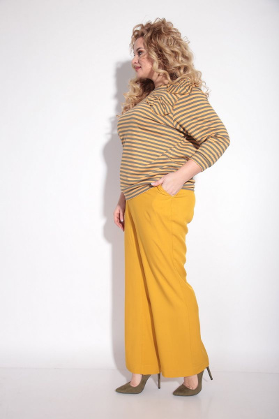 Брюки, джемпер Michel chic 1205 желтый - фото 2