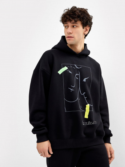 Худи Mark Formelle 121816/22/2799П-7П черный_печать_3_сл_на_пол_ТП - фото 64