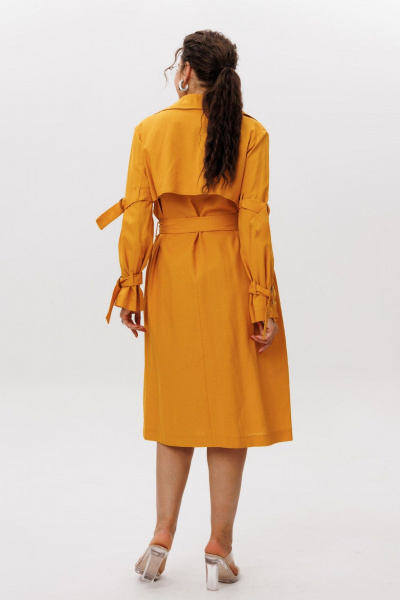Платье Anelli 1577 янтарный_мед - фото 9
