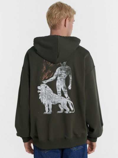 Худи Mark Formelle 121878/24-4384П-7(3) т.хаки_печать_1_сл_на_пол_1сл_на_спинке - фото 81