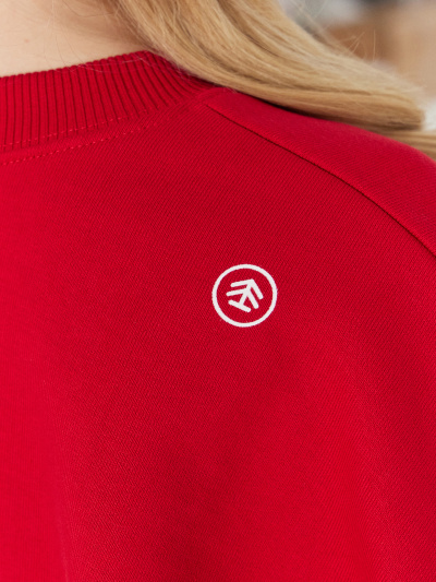 Свитшот Mark Formelle 122995/24-30517П-7П т.красный_печать_1_сл_на_пол_3_сл_на_спинке - фото 75