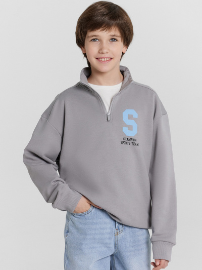 Толстовка Mark Formelle 123458/25-36068П-7 серый_печать1_2_сл_на_ЛВ_дет_пер - фото 66