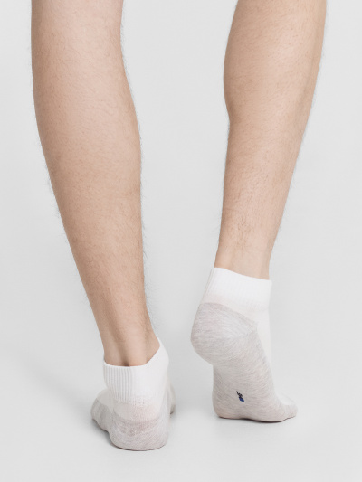 Носки Mark Formelle 131K-3050/25131K белый_св.серый_меланж_рис.3050 - фото 12