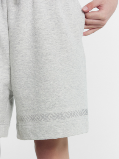 Шорты Mark Formelle 137740/24-27370П-7 серый_меланж_4306_А_печать_2_сл_на_ЛВ_дет_пер - фото 71