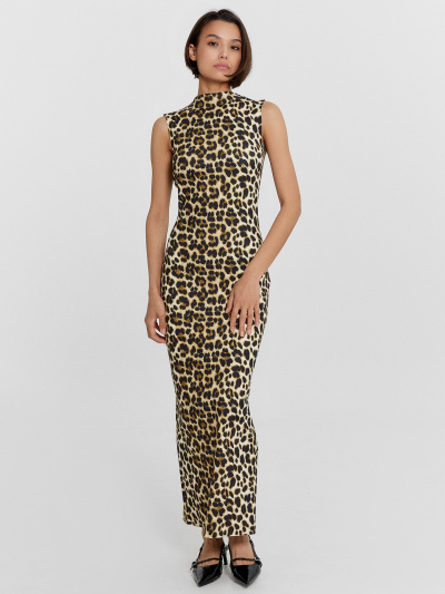 Платье Mark Formelle 152695/24-33236П-2 бежевый_леопард - фото 25