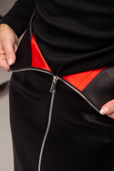 Юбка Daloria 4042 черный - фото 6