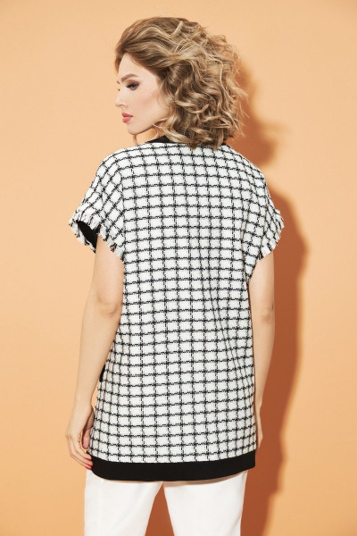 Жилет полуприлегающего силуэта из костюмной ткани с накладными карманами DILIA 0454 мультиколор - фото 3