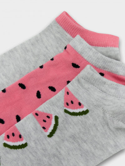 Носки Mark Formelle 406A-2369/B5-233406A-1 св.серый_меланж_лиловый_рис.2369 - фото 17