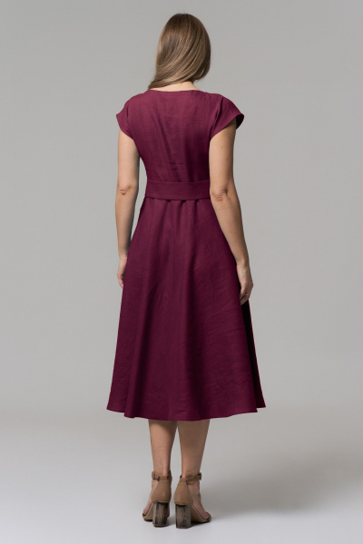 Платье AltaModa 1010-4 бордовый - фото 3