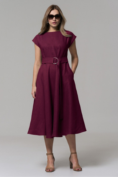 Платье AltaModa 1010-4 бордовый - фото 1