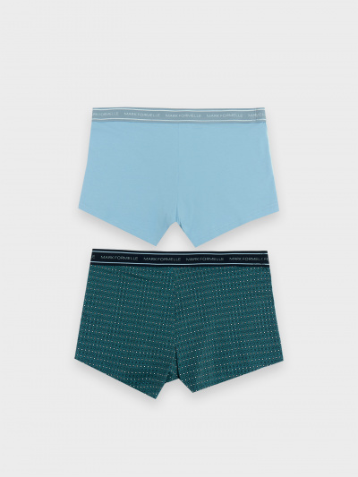 Трусы Mark Formelle 411124-2/24-3949П-5 узор_на_т.бирюзовом_пыльный_голубой - фото 114
