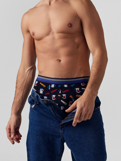 Трусы Mark Formelle 411124-2/25-4874П-5 прикольные_пингвины_глубокий_синий4 - фото 112