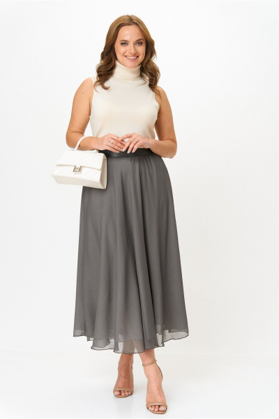 Юбка Anna Majewska А334 серо-каменный - фото 6