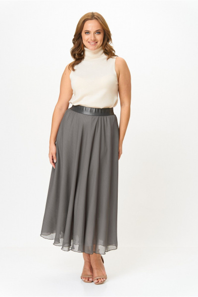 Юбка Anna Majewska А334 серо-каменный - фото 1