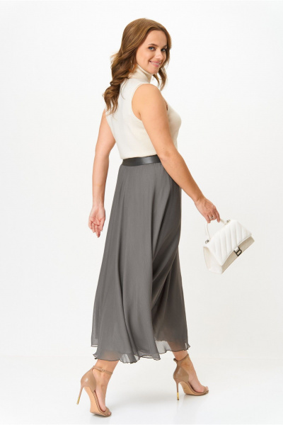Юбка Anna Majewska А334 серо-каменный - фото 5