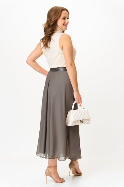 Юбка Anna Majewska А334 серо-коричневый - фото 2