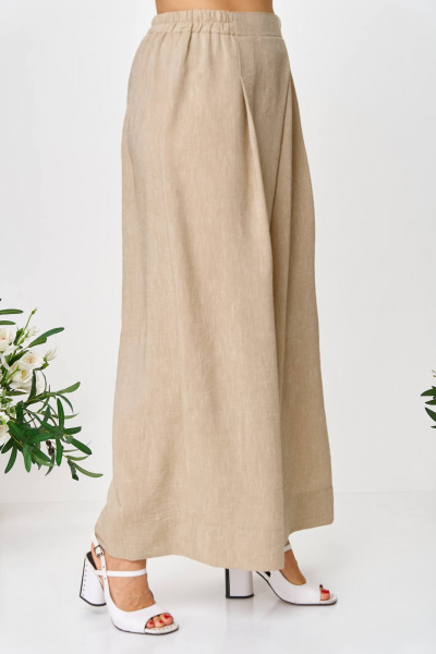 Блуза, брюки Anastasia 1242 молочно-бежевый - фото 6