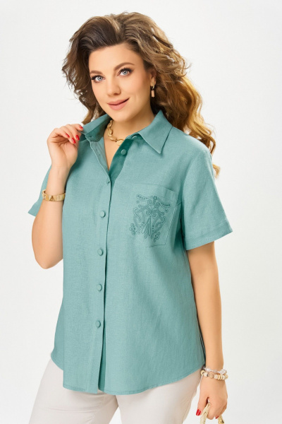 Блуза Fita 20464 нефрит - фото 6
