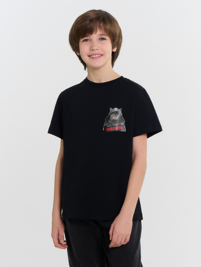 Футболка Mark Formelle 113379/24-27790П-0 черный_печать3_3_сл_на_пол_ДТФ_3_сл_на_спинке - фото 7