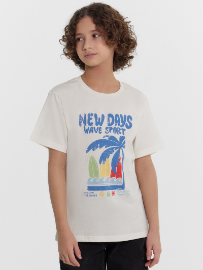 Футболка Mark Formelle 113433/24-26096П-0 св.молочный_печать1_2_сл_на_пол - фото 7