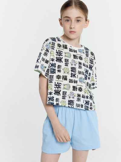 Футболка Mark Formelle 117868/24-27386П-0 иероглифы_на_белом - фото 86