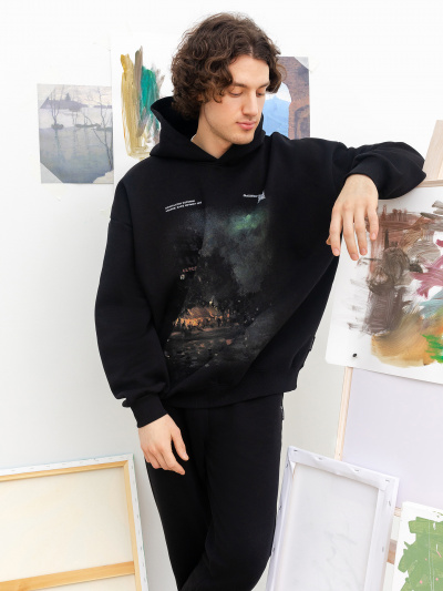 Худи Mark Formelle 121816/24-3609П-7П черный_печать_3_сл_на_пол_1сл_на_спинке_1сл_внутр._ - фото 131