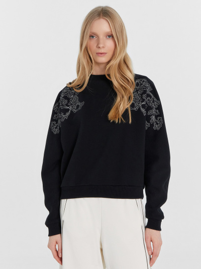 Свитшот Mark Formelle 122982/24-29352Ц-7-2 черный_529_D_вышивка - фото 67